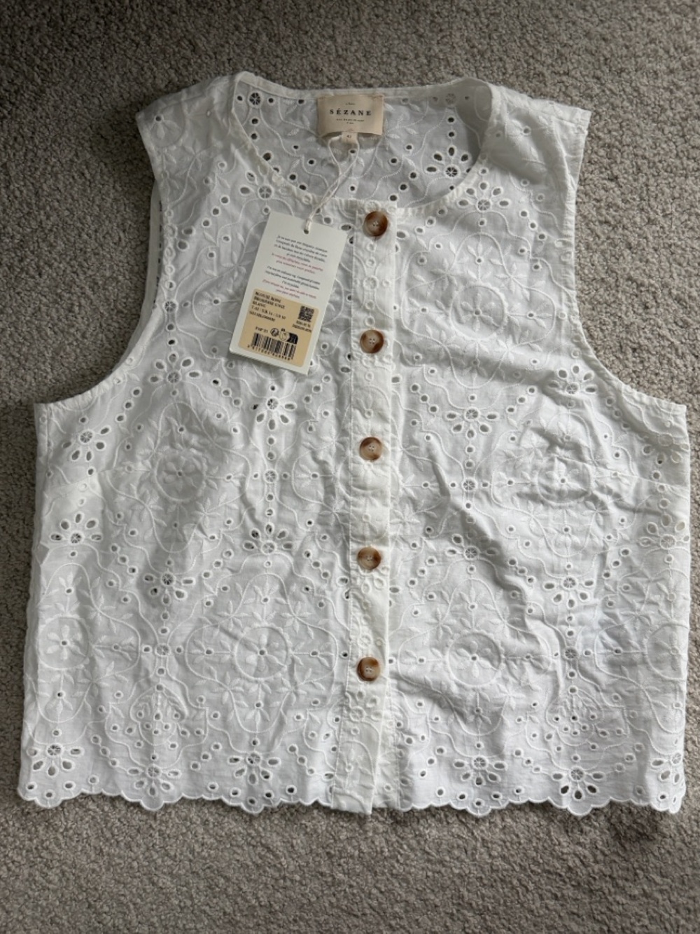 NWT Sezane Roni Blouse - Picture 4 of 8